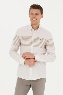 U. S. Polo Assn / Мужская рубашка с длинным рукавом Stone