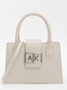 Женская сумка с ручками ARMANI EXCHANGE JODIE Артикул 4212370, пыльно-бежевый