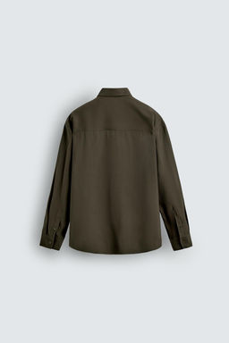 RELAXED FIT FLOWING SHIRT - Zara фото 7