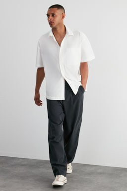 Antasit Ekstra Wide Leg Beli Kusak Kemer Detayl? Baggy Pantolon TMNSS24PL00009