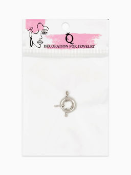 Цена за 2 шт. Застежка карабин Штурвал, 13 мм, цвет серебро