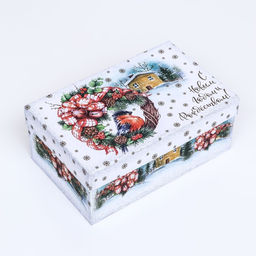 Коробка прямоугольная Зимняя ,27 17 11 см - Simaland фото 5