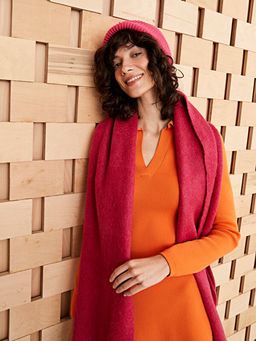 Polo Yaka Kad?n Triko Elbise