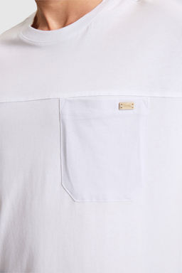 Erkek Beyaz Comfort Fit Bisiklet Yaka Ti__rt - U.s. polo assn фото 6