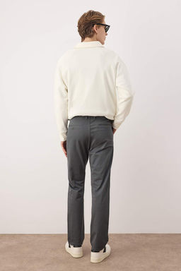 Olive Erkek Gabardin Dokulu Kumas Pantolon TMNAW26PL00026