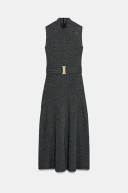TWILL DRESS WITH BELT - Zara фото 5