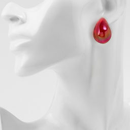 Серьги капля QF Гламур, набор 3 пары, разноцветный, прозрачный  фото 4