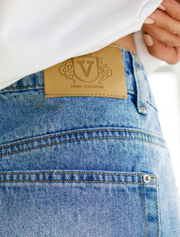 Шорты из эластичного денима - Vilatte фото 6