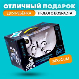 Робот собака Пультовод ZHORYA, программируемый, на пульте управления, интерактивный: свет, звук, танцующий, музыкальный, на аккумуляторе, на русском языке - Simaland фото 6