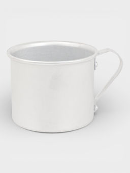 Кружка, 0.5 л, d=9 см, металлическая ручка, листовой алюминий 1.2 мм, серебристая