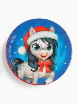 Пружинка радуга Новогодняя лошадь, d=5 см, МИКС - Funny toys фото 11