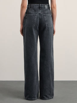 Джинсы wide leg с высокой посадкой / Zarina  фото 4