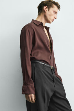 RELAXED FIT 100% SILK SHIRT LIMITED EDITION - Zara фото 6