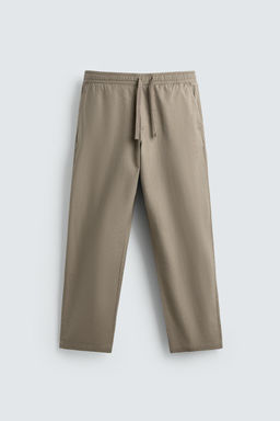 PANTAL?N RELAXED FIT ALGOD?N - LINO / Verde