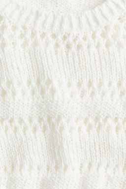 Jersey en punto pointelle con peplum - H&m фото 3