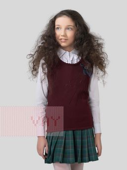 Жилет для девочек Vay Kids 7066 из хлопка