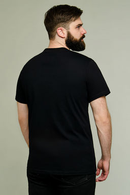 Арт. 61117 Футболка мужская 48-58 (6 шт) Цвет:черный - Идеал фото 12