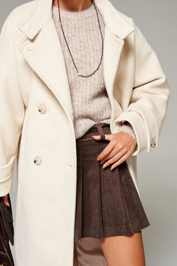 Пальто Beautiful Free 7012 молоко