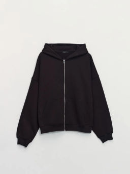 Худи relax fit на молнии / Zarina