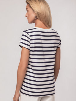 Футболка Vilatte хлопок с эластаном комбинированная  фото 4