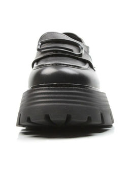 03-5932 BLACK Лоферы женские (натуральная кожа)