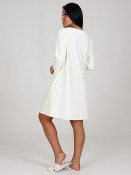 Светлана ХАЛАТ ЖЕНСКИЙ (Молочный) - А-дина фото 5