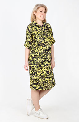 Платье София Х-452 (46-62) кулирка - Лотос фото 18