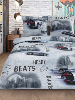 Постельное белье детское самойловская бязь - Адреналин 1,5 сп. (1 нав.70x70)