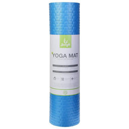 Коврик для йоги Sangh, 183х61х0,7 см, цвет синий  фото 9