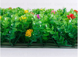 Искусственная трава на стену, коврик самшит в модулях, Газон искусственный 0.6х0.4м