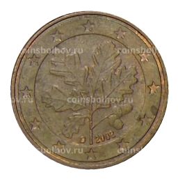 5 евроцентов 2002 года D Германия