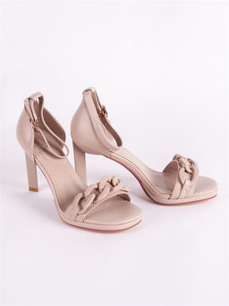 Модельные босоножки на каблуке/ Вечерняя обувь A78F-615E - Piniolo фото 4