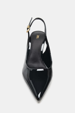 METAL BUCKLE HEELS - Zara фото 17