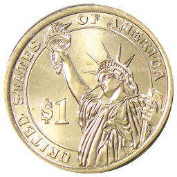 Монета 1 доллар 2015 года D США 34-й президент США Дуайт Эйзенхауэр