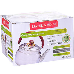 7781 Чайник заварочный 1,3л MB (х24) - Mayer&boch фото 3