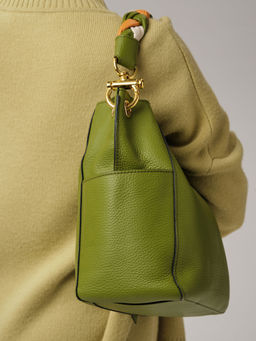 Кожаная сумка Azaro 30785 зеленый бамбук