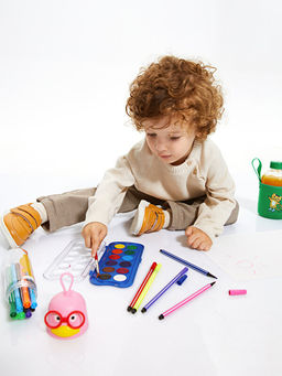 Bisiklet Yaka Uzun Kollu Erkek Bebek Triko Kazak - Waikiki фото 2