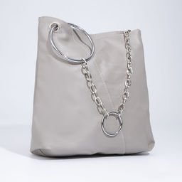 Сумка кросс-боди на молнии, цвет серый