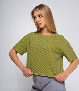 Футболка #КТ3106 (1), салатовый