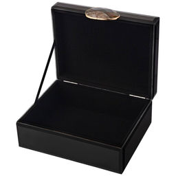 ШКАТУЛКА КОЛЛЕКЦИЯ GRANITE ЦВЕТ:ЧЁРНЫЙ 19*16*8 СМ - Lefard фото 3