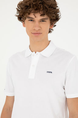 Футболка U.S. Polo Assn мужская белая из хлопка  фото 9