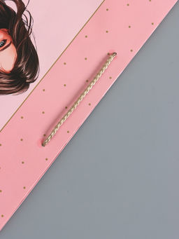 Пакет подарочный ламинированный «Букет радости», розовый, 33×42.5×10 см