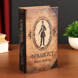 Шкатулка книга-сейф «Финансист», дерево, 21×13.5×5