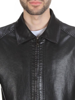 222 BLACK Куртка из эко-кожи мужская - Fashion фото 10