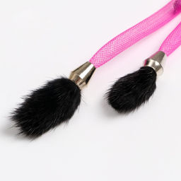 Дразнилка - удочка Норка на трубочке на деревянной палочке, микс цветов - Пижон фото 3