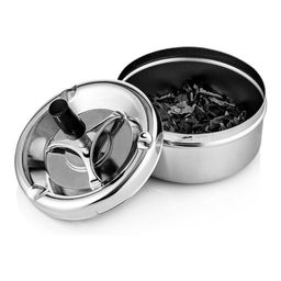 Пепельница дренажная Walmer Smart, 11 см, цвет хром  фото 3