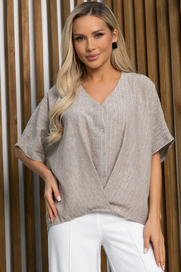 Блуза Свобода мысли (капучино) Б13363-7М