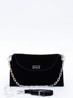 Сумка женская кожаная 98214-3MSS black Velina Fabbiano-Safenta в Новосибирске