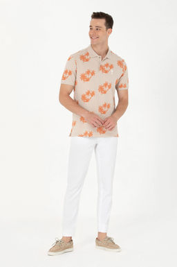 U. S. Polo Assn Мужская футболка с воротником-поло Stone - U.s. polo assn фото 16