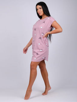 Туника "Душечка" брусника, трикотаж